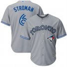 Size M Marcus Stroman #6 Toronto Blue Jays Cool Base Player Men's Jersey Gray
