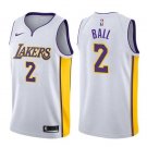 Lonzo Ball #2 Los Angeles Lakers 2018/19 Swingman Jersey White - Statement Edition Size M