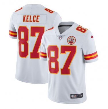 Size XXXL Men's Travis Kelce #87 Kansas City Chiefs Limited Jersey White