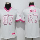Size S Women's Travis Kelce #87 Kansas City Chiefs Limited Player Jersey White