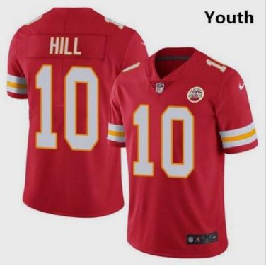Size XL Youth Tyreek Hill #10 Kansas City Chiefs Limited Player Jersey Red