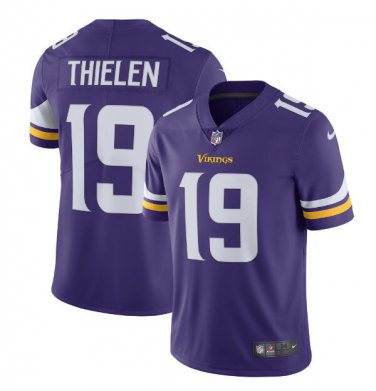 Size M Men's Adam Thielen #19 Minnesota Vikings Limited Jersey Purple