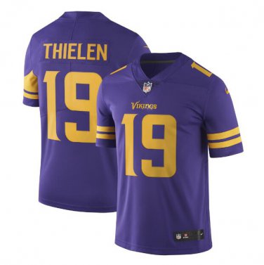 Size XXL Men's Adam Thielen #19 Minnesota Vikings Color Rush Limited Jersey Purple