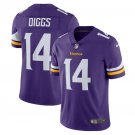 Size XXXL Men's Stefon Diggs #14 Minnesota Vikings Limited Jersey Purple