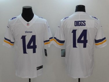 Size L Men's Stefon Diggs #14 Minnesota Vikings Limited Jersey White