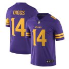 Size M Men's Stefon Diggs #14 Minnesota Vikings Color Rush Limited Jersey Purple