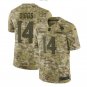 Size M Men's Stefon Diggs #14 Minnesota Vikings Salute to Service Limited Jersey Camo