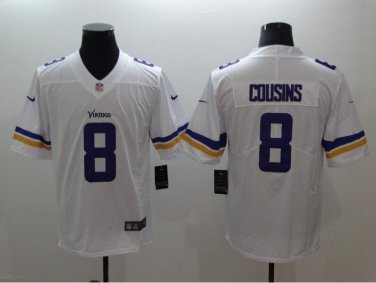 Size S Men's Kirk Cousins #8 Minnesota Vikings Limited Jersey White