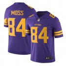 Size XL Men's Randy Moss #84 Minnesota Vikings Color Rush Limited Jersey Purple