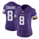 Size M Women's Kirk Cousins #8 Minnesota Vikings Limited Player Jersey Purple