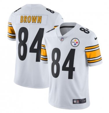 Size XXL Men's Antonio Brown #84 Pittsburgh Steelers Limited Jersey White