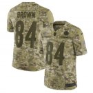 Size XL Men's Antonio Brown #84 Pittsburgh Steelers Salute to Service Limited Jersey Camo