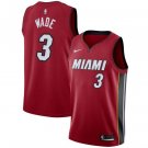 Size L Men's Dwyane Wade #3 Miami Heat Swingman Jersey Statement Edition Red