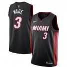 Size S Men's Dwyane Wade #3 Miami Heat Swingman Jersey Icon Edition Black