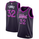 Size XL Men's Karl-Anthony Towns #32 Minnesota Timberwolves 2018/19 Jersey City Edition Purple