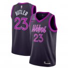 Size S Men's Jimmy Butler #23 Minnesota Timberwolves 2018/19 Swingman Jersey City Edition Purple