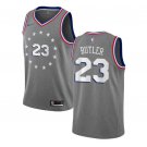 Size S Men's Jimmy Butler #23 Philadelphia 76ers 2018/19 Swingman Jersey City Edition Gray