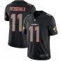 Men's Larry Fitzgerald #11 Arizona Cardinals Limited Player Jersey Black Hyphenation