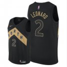 Size XL Men's Kawhi Leonard #2 Toronto Raptors 2018/19 Swingman Jersey City Edition Black