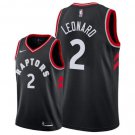 Size S Men's Kawhi Leonard #2 Toronto Raptors Swingman Jersey Statement Edition Black