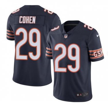 Men's Tarik Cohen #29 Chicago Bears Limited Jersey Navy