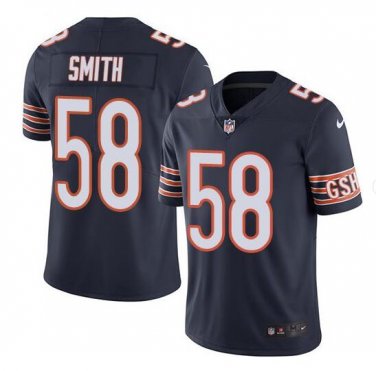 Men's Roquan Smith #58 Chicago Bears Limited Jersey Navy