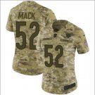Women's Khalil Mack #52 Chicago Bears Salute to Service Limited Jersey Camo