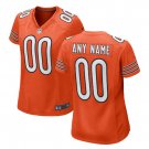 Custom Women's Chicago Bears Limited Player Jersey Orange