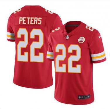 Men's Marcus Peters #22 Kansas City Chiefs Limited Player Jersey Red