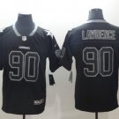 Men's DeMarcus Lawrence #90 Dallas Cowboys Limited Player Jersey Black Shadow