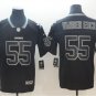 Men's Leighton Vander Esch #55 Dallas Cowboys Limited Player Jersey Black Shadow