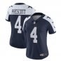 Women's Dak Prescott #4 Dallas Cowboys Vapor Limited Player Jersey Navy