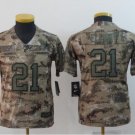 Youth Ezekiel Elliott #21 Dallas Cowboys Salute to Service Limited Player Jersey Camo