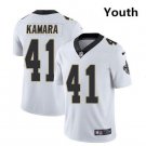 Youth Alvin Kamara #41 New Orleans Saints Limited Player Jersey White