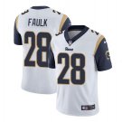 Men's Marshall Faulk #28 Los Angeles Rams Limited Player Jersey White