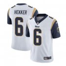 Men's Johnny Hekker #6 Los Angeles Rams Limited Player Jersey White