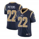Men's Marcus Peters #22 Los Angeles Rams Limited Player Jersey Navy