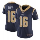 Women's Jared Goff #16 Los Angeles Rams Limited Player Jersey Navy