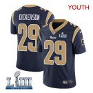 Youth Eric Dickerson #29 Los Angeles Rams Limited Player Jersey Navy