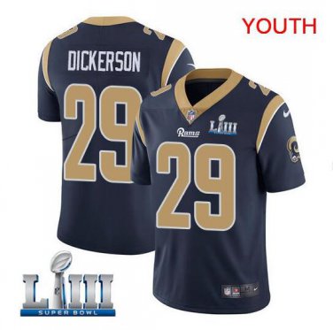 Youth Eric Dickerson #29 Los Angeles Rams Limited Player Jersey Navy