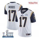 Youth Robert Woods #17 Los Angeles Rams Limited Player Jersey White