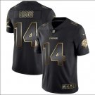 Men's Stefon Diggs #14 Minnesota Vikings Limited Player Jersey Black Gold Edition
