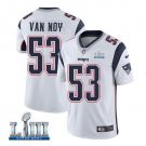 Men's Kyle Van Noy #53 New England Patriots Limited Player Jersey White