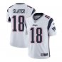 Men's Matt Slater #18 New England Patriots Limited Player Jersey White