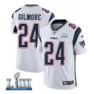 Men's Stephon Gilmore #24 New England Patriots Limited Player Jersey White