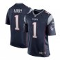 Men's N'Keal Harry #1 New England Patriots Game Player Jersey Navy