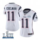 Women's Julian Edelman #11 New England Patriots Limited Player Jersey White