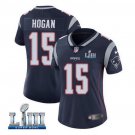 Women's Chris Hogan #15 New England Patriots Limited Player Jersey Navy