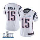 Women's Chris Hogan #15 New England Patriots Limited Player Jersey White