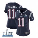 Women's Drew Bledsoe #11 New England Patriots Limited Player Jersey Navy